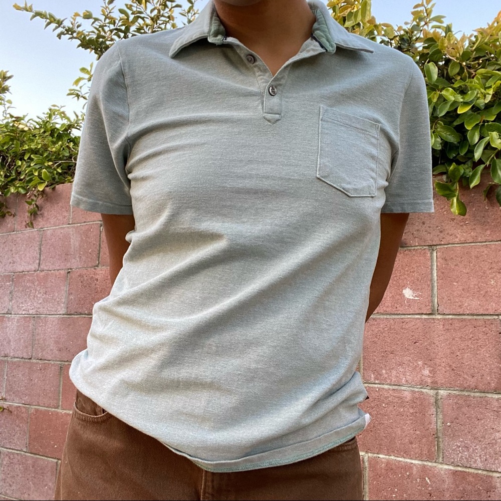 light green polo